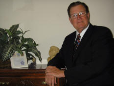 Dr. C. R. Oliver in his study at Zadok Publications