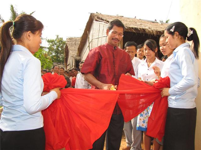 Ribbon cutting, Living Hope in Christ Church-Chhouk, Cambodia